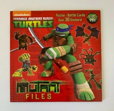 TMNT Teenage Mutant Ninja Turtles The Mutant Files (PB, 2017) Sticker card book - Image 1 of 4