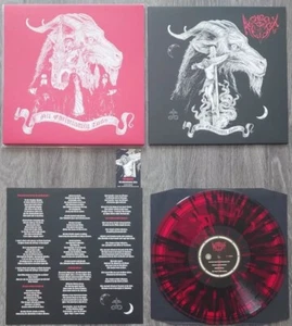Archgoat – All Christianity Ends 12" EP (DMP Ed. Red w/ Black Splatters ltd.199) - Picture 1 of 8