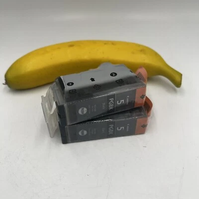 Cartuchos de tinta negra originales Canon PIXMA PGI-5BK OEM envío GRATIS lote de 2 nuevos Foto 1 de 4