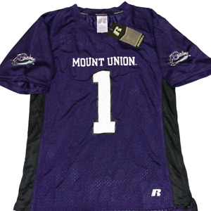 Mount Union Purple Raiders #1 Football Jersey New! NWT Youth XL 14 16