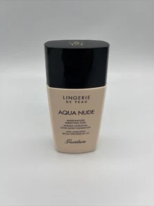 Guerlain Lingerie de Peau Aqua Nude Perfecting Foundation- 06W Very Deep Warm - Picture 1 of 2