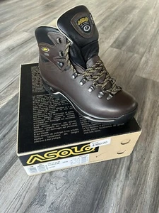 Brand New ASOLO TPS 520 GV Evo Women Hiking Boots GoreTex Brown Leather Size 7 - Picture 1 of 7