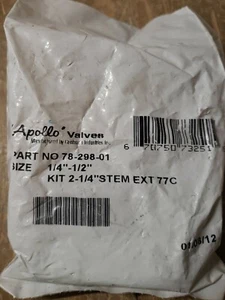 Apollo Valves #78-298-01 1/4"-1/2" Stem Extension 1J-2883-A3 - Picture 1 of 2
