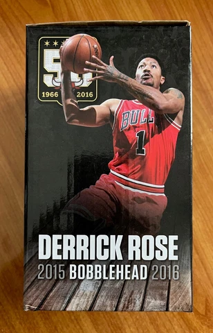 DERRICK ROSE 2015 NBA CHICAGO BULLS BASKETBALL BOBBLEHEAD NODDER BOBBLE HEAD SGA Cover