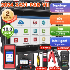 LAUNCH X431 PAD 7 KFZ Diagnosegerät ECU PROGRAMMIER X-PROG3 i-TPMS BST360 VSP600 - Bild 1 von 18