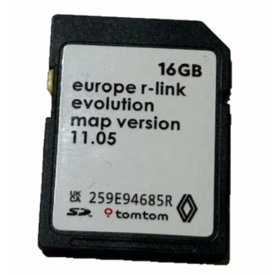 CARTE SD GPS TOMTOM EUROPE SCENIC 3 LAGUNA 3 CLIO 3, 259E94685R - Image 1 of 3