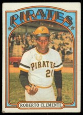 1972 TOPPS ROBERTO CLEMENTE PITTSBURGH PIRATES #309 VG-VG+ - WRINKLES