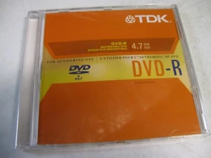 18 x TDK 4.7GB DVD-R Disks For Authoring use, NEW, UNUSED, FACTORY SEALED - Picture 1 of 2