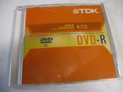 18 x TDK 4.7GB DVD-R Disks For Authoring use, NEW, UNUSED, FACTORY SEALED - Image 1 of 2