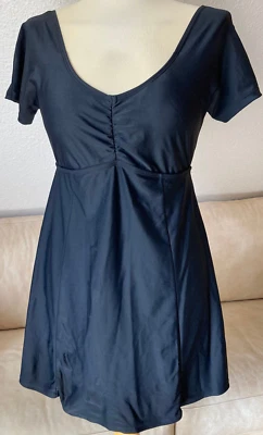 Stylisher Damen Badeanzug Tankini S / 70C Schwarz Figurschmeichelnd TOP! - Bild 1 von 4