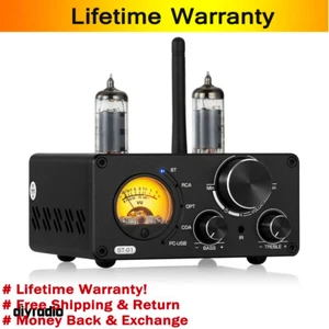 SUCA AUDIO Amplificatore valvolare hifi Bluetooth 5.0 DAC USB DAC Amp VU Meter 100W+100W - Foto 1 di 5