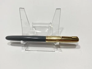 Parker Grey Aerometric 1/8 14K Gold Filled Cap Made in USA Fountain Pen  - Picture 1 of 12