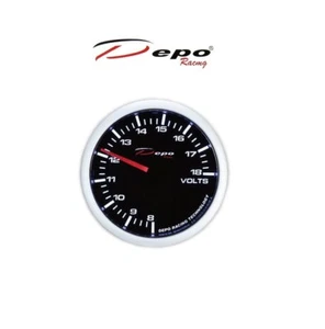 DEPO RACING GETÖNTE DIGITAL BATTERIESPANNUNG ANZEIGE WS-W5291 VOLTAGE GAUGE - Picture 1 of 2