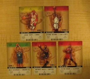 2002-03 Fleer Authentix Basketball Lot of 5 - Picture 1 of 2