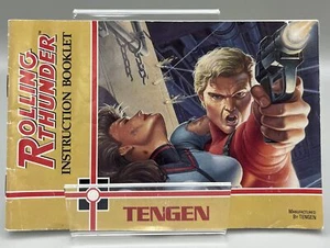 Rolling Thunder (Nintendo NES, 1989) solo folleto de instrucciones - Imagen 1 de 5