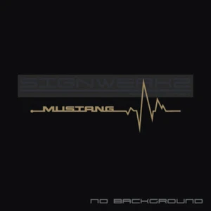 Ford Mustang Heart Beat Pulse Decal Sticker Pair - Bild 1 von 13