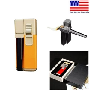 US Multifunction Foldable Flue Tube Pipe Adjustable Open Flame Lighter All in 1 - Picture 1 of 4