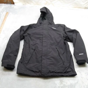 The North Face Jacket Boys Large Black Hooded Waterproof Vortex Triclimate 3in1 - Picture 1 of 17