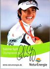 Original Autogramm Sabine Spitz Olympia 2008 /// Autograph signiert signed signe