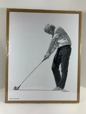 Greg Norman Pencil Sketch Print 11x14 {Landsman} - Image 1 of 4