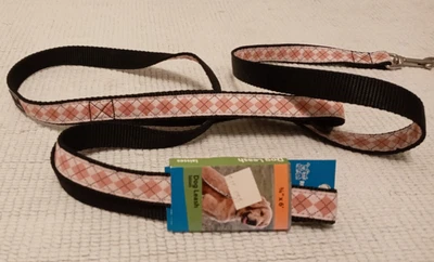 NEW RC Pets 3/4" x 6 ft Dog Leash Preppy Pink - Image 1 of 2