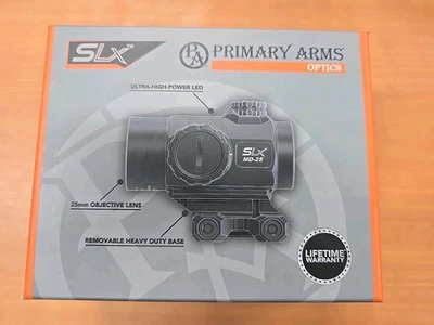 Primary Arms SLX MD-25 25mm Rotary Knob Red Dot Sight 810005