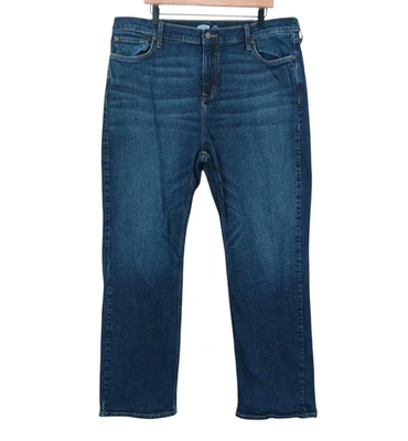 Old Navy Loose Built-in Flex Jeans Mens 40x30.5 Blue Cotton Stretch Tag 40x32 - Image 1 of 4