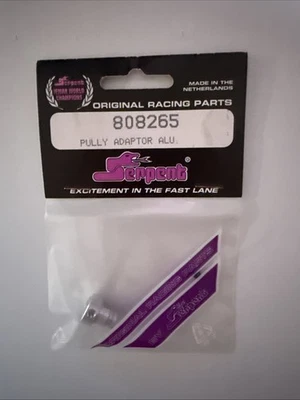 SERPENT 808265 PULLY ADAPTOR ALUMINUM NEW OLD STOCK - Image 1 of 2