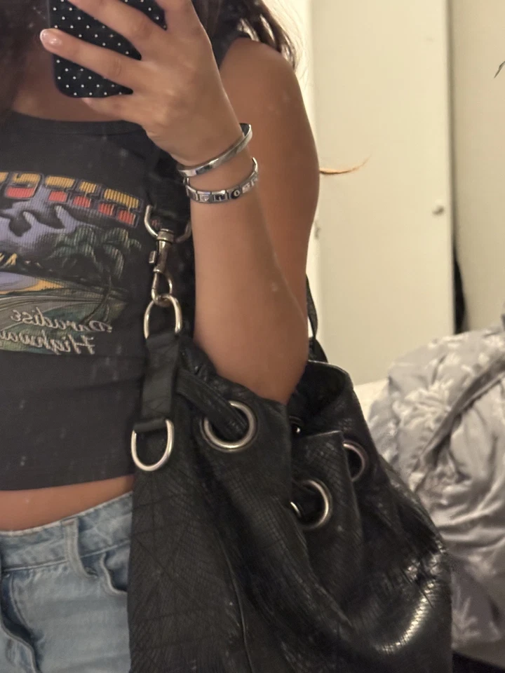 CHRISTIAN DIOR Limited Edition Quilted Cannage Black Phython Snakeskin Bag - Image 1 of 4