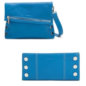 NWT Hammitt VIP Foldover Medium Silver Stud Crossbody Bag & 110 North Wallet - Picture 1 of 5