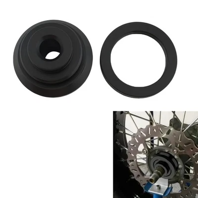 Herramienta adaptadora balanceadora de rueda trasera negra 2 piezas para BMW R1200 GS R1200R R1200 RS Foto 1 de 4