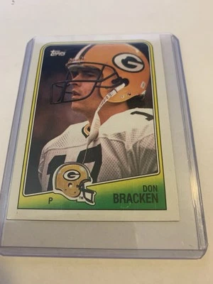 1988 Topps Rookie RC #320 Don Bracken Green Bay Packers Football Card - Image 1 of 2