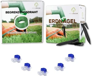 Mähroboter Installation Kit - Begrenzungskabel - Erdnägel Kabelverbinder - Bild 1 von 33