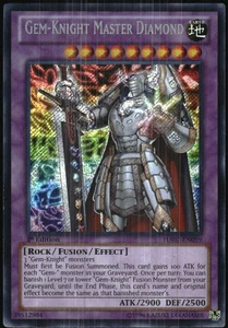 Yu-Gi-Oh! Hidden Arsenal 7 Knight of Stars Gem-Knight Master Diamond HA07-EN059 - Picture 1 of 2