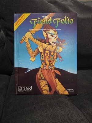 De colección 1981 TSR Advanced Dungeons & Dragons AD&D Fiend Folio Tomo de Criaturas Foto 1 de 4