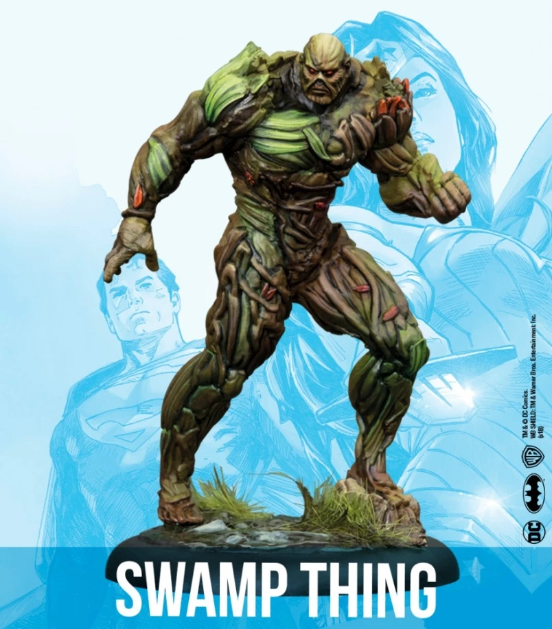 Knight Models DC Miniature game Swamp Thing 35mm unpainted resin figure - Image 1 of 1