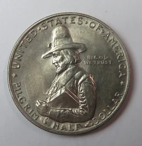 1920 Pilgrim Commemorative Half Dollar - Very Choice BU - Picture 1 of 3