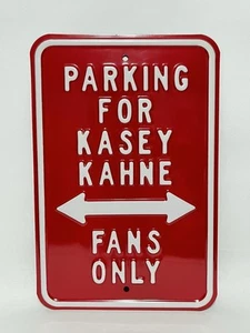 Parkplatz nur für Kasey Kahne Fans, rotes Metall Straßenschild NASCAR Mann Höhle Dekor - Bild 1 von 15