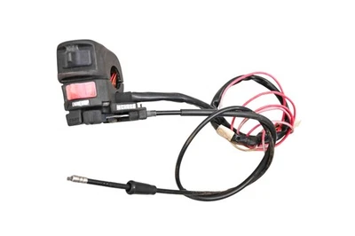 01 Kawasaki Bayou 220 2x4 Faro encendido apagado manillar interruptor de arranque y cable obturador Foto 1 de 4