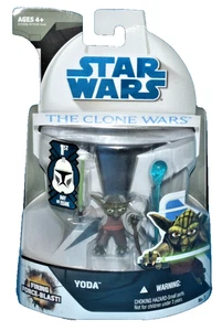 2008 Hasbro Star Wars The Clone Wars 1st Day Of Issue Yoda No.3 Figure 3.75" New - Picture 1 of 3