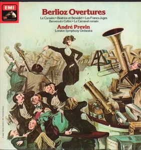 ASD3212 Andre Previn / London Symphony Orchestra Berlioz Overtures LP vinyl UK - Picture 1 of 3