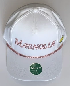 2025 Masters Magnolia golf Hat Youth Fit white snapback pga new - Picture 1 of 13
