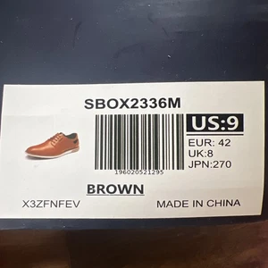 bruno marc mens shoes size 9 brown - Picture 1 of 6