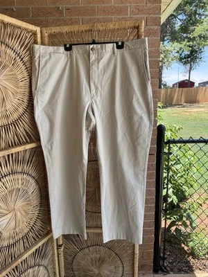 Men’s Polo Stretch Classic Fit Chino Pants Tan 44x30 - Image 1 of 4