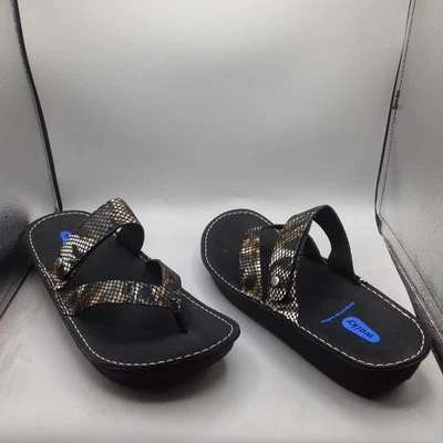 Sandalias Wolky Tahiti para mujer 9-10M EU41 Congo gamuza bronce serpiente en relieve  Foto 1 de 4