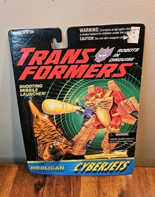 Transformers Original 1993 G2 Cyberjets Hooligan New Factory Sealed  - Image 1 of 4