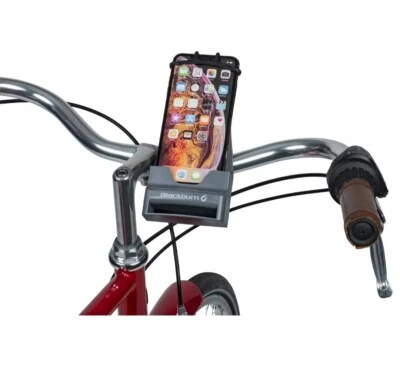 Soporte para teléfono de bicicleta con amplificador de sonido Foto 1 de 4