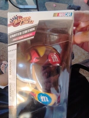 KYLE BUSCH MINI REPLICA HELMET COMBO SPECIAL M&MS + 1/64 SCALE  M&MS - Image 1 of 4