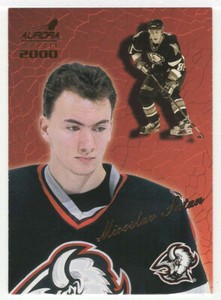 Miroslav Satan - Buffalo Sabres (Hockey Card) 1999-00 Pacific Aurora # 19 MT