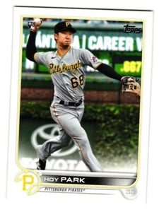 2022 Topps 1st Edition # 184 Hoy Park Pittsburgh Pirates Rookie - Picture 1 of 2